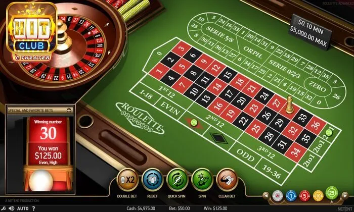 Cách chơi Roulette Hitclub cũng tương tự như bản truyền thống