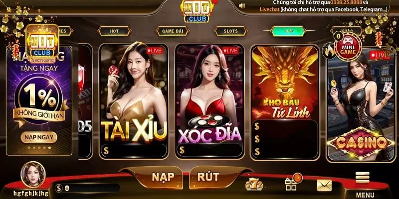 Trang chủ 14 Trải nghiệm các siêu phẩm live game tại Hitclub